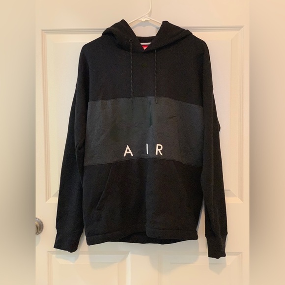 Nike Black Hoodie with Nike AIR Logo. Size-Small - Picture 2 of 4